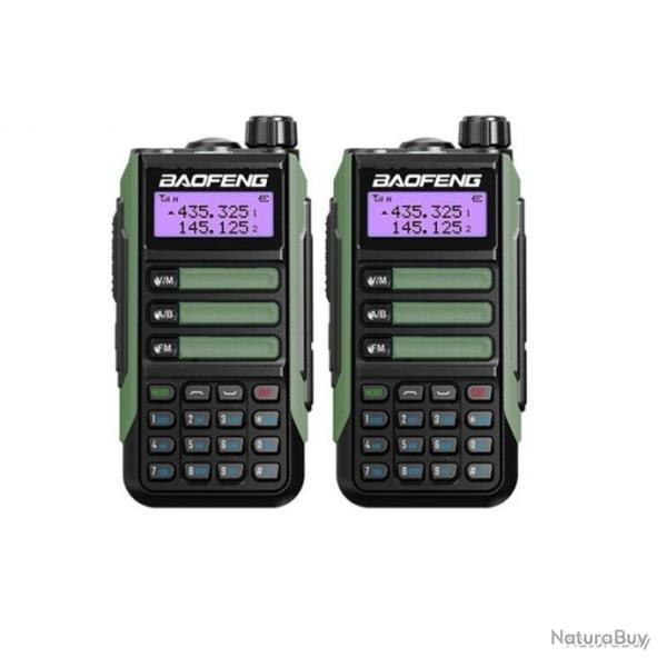 LOT DE 2 RADIOS BAOFENG UV-16 PRO - VERT - LIVRAISON GRATUITE