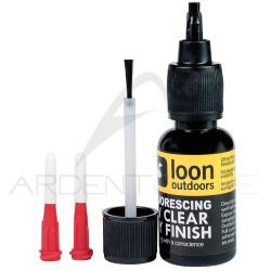 R&eacute;sine UV clear fly finish Loon Fluorescing