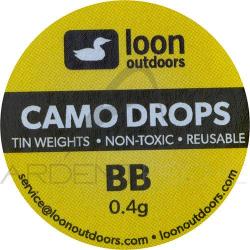 Plomb non toxique LOON Camo Drops 0.4g