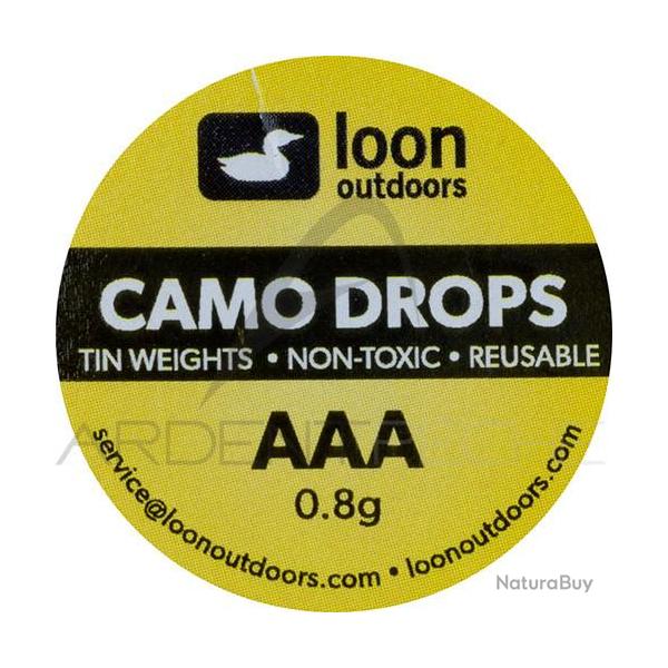 Plomb non toxique LOON Camo Drops 0.8g