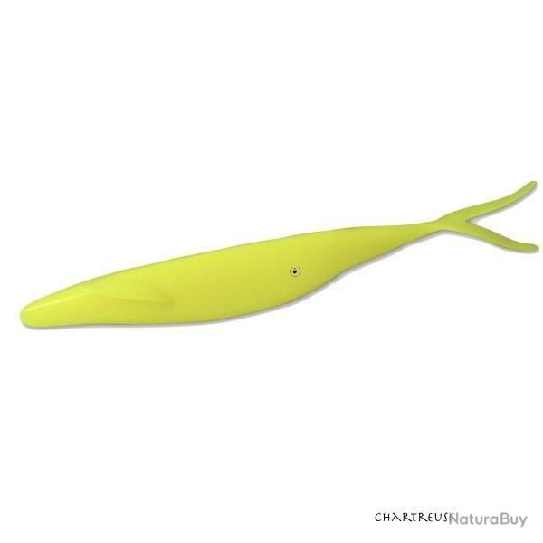 Leurre Souple Deps Sakamata Shad 12,5 et 15,3cm 15,3cm 16 - Chartreuse