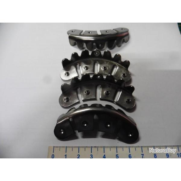 Lot de 4 Anciens fers � chaussures / Brodequins - L'ECONOMIQUE Toulouse N� 76