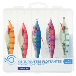 Kit Leurres SRT Turluttes Flottantes 7cm Floating Par 5