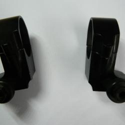 Montage &agrave; colliers 25,4mm d&eacute;port&eacute;s pour rail de 12 &agrave; 14mm