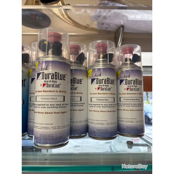 DURACOAT peinture POLISHED BLACK 12oz Aerosol