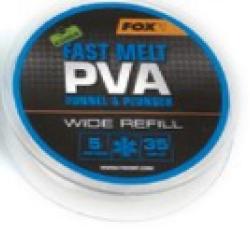 Recharge filet soluble FOX edges pva &agrave; fusion rapide largeur 14mm 5 m&egrave;tres