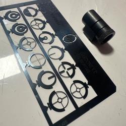 Viseur ou Mire &agrave; tunnel USA 455 / 425 PEDERSOLI