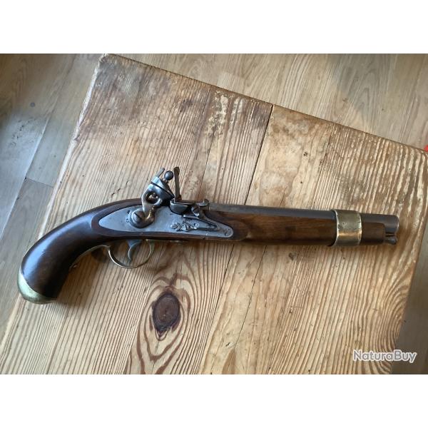 R�plique ancienne pistolet silex