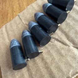 6 balles &agrave; broche 9 mm Spalek Arm de collection