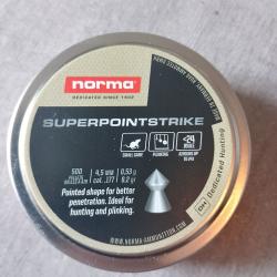 Plomb norma 4,5mm .177 superpointstrike