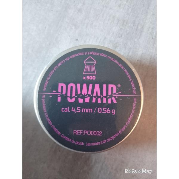 Plomb 4,5 powair neuf