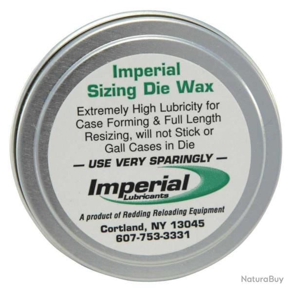 Lubrifiant pour �tuis � base de cire - Redding Imperial Sizing Die Wax - 07600