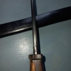 Ba&iuml;onnette allemande 98 regimentee erfurt