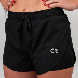 Short Femme Running Celeste Running "2 en 1 MVT" S Noir