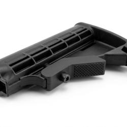 Crosse Tactique Polym&egrave;re Noir pour SG68 Shootgun Gunsmith - R&eacute;glable 4 Positions