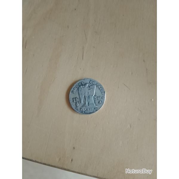 Monnaie louis XVI argent 1791