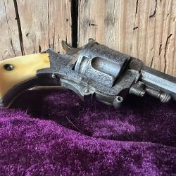 Revolver bulldog de luxe ivoire