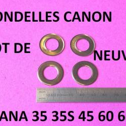 LOT 4 rondelles canon DIANA 35 DIANA 35S DIANA 45 DIANA 60 DIANA 66 - VENDU PAR JEPERCUTE (STO249)