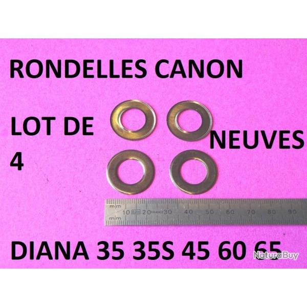 LOT 4 rondelles canon DIANA 35 DIANA 35S DIANA 45 DIANA 60 DIANA 66 - VENDU PAR JEPERCUTE (STO249)