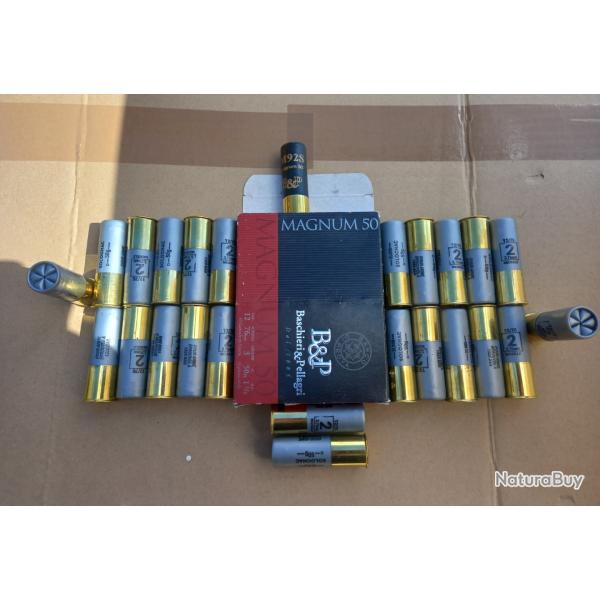 34.  Cartouches calibre 12 Magnum � 1� Sp�cial Chevreuil