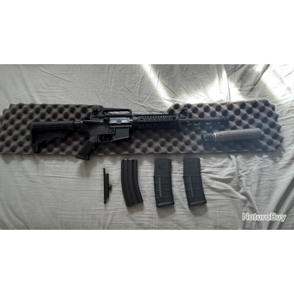 Windham Weaponry WW-15 M4 - Excellent �tat - Full Accessoires (Chargeurs, Rail) pas de silencieux !