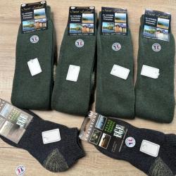 LOT F - DESTOCKAGE DE FOLIE chaussettes chaudes hautes en laine made in france super prix encheres