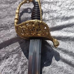 SABRE D`OFFICIER DE MARINE SECOND EMPIRE