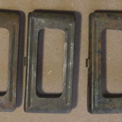 lames  r&eacute;glementaires italien 6 coups pour carabines Carcano en cal 6,5 - WW1  lot 7