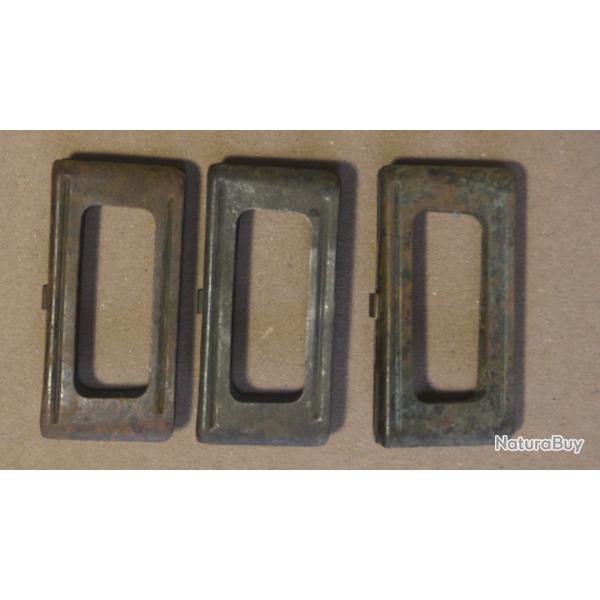 lames  r�glementaires italien 6 coups pour carabines Carcano en cal 6,5 - WW1  lot 7