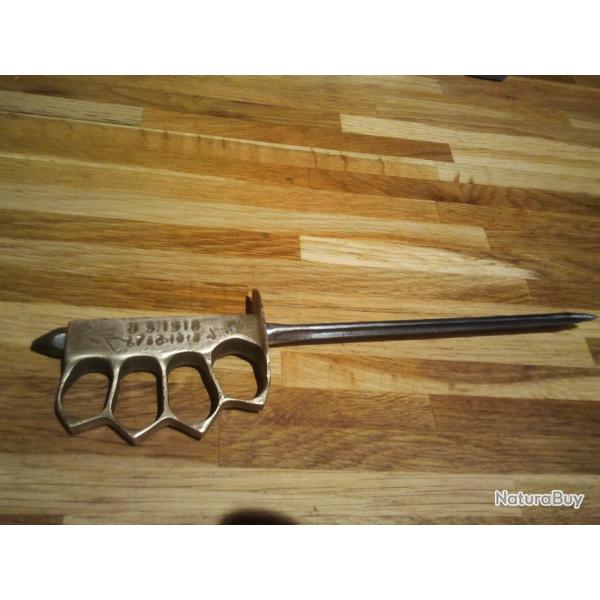 couteau  dague de tranch�e  us  14/18