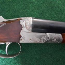 Tres beau Fusil juxtapose calibre16/70 de marque gaucher st Etienne arme pour droitier