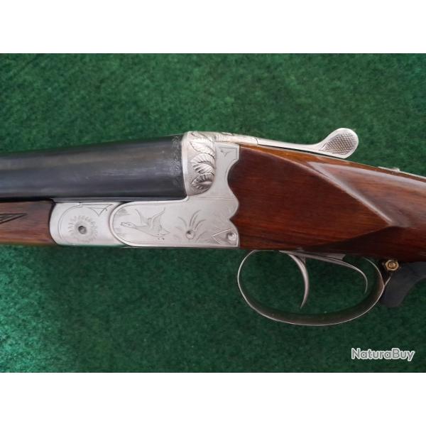 Tres beau Fusil juxtapose calibre16/70 de marque gaucher st Etienne arme pour droitier