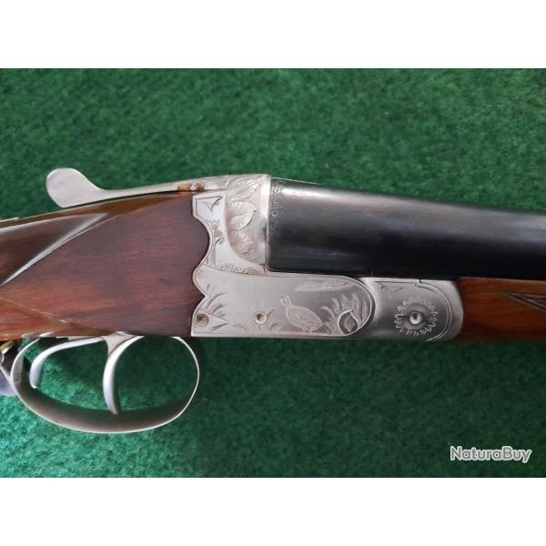Tres beau Fusil juxtapose calibre16/70 de marque gaucher st Etienne arme pour droitier