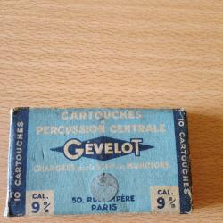 Bo&icirc;te pleine 9mm percussion centrale