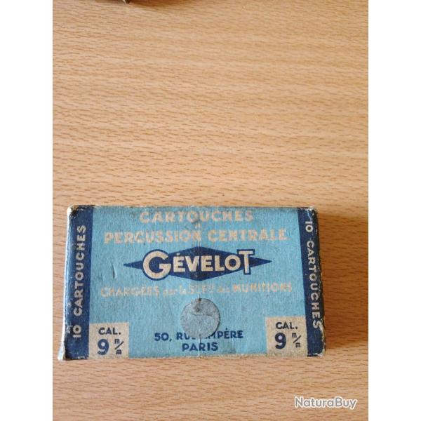 Bo�te pleine 9mm percussion centrale