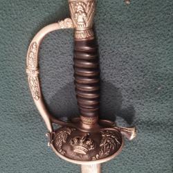 &Eacute;p&eacute;e  d`uniform d&acute; Officier  General Espagnol  mod&eacute;le 1840.