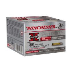 Balles Winchester Super-X Full Metal Jacket - Cal. 22 WMR - 40 gr / Par 1