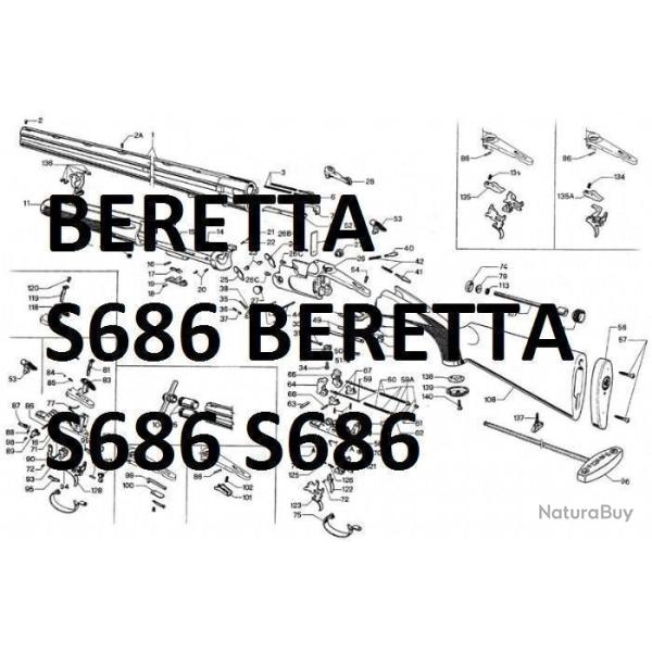 �clat� fusil BERETTA S686 BERETTA s 686 - VENDU PAR JEPERCUTE (m2742)