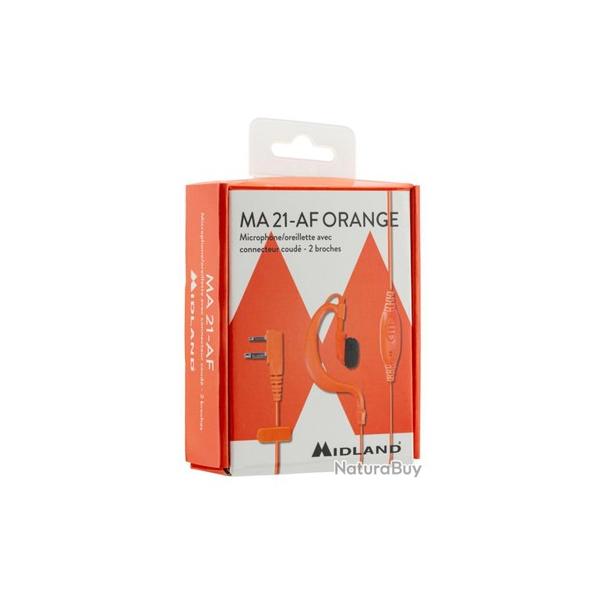 Oreillette Midland MA 21-AF ORANGE pour G7 PRO & G9 PRO