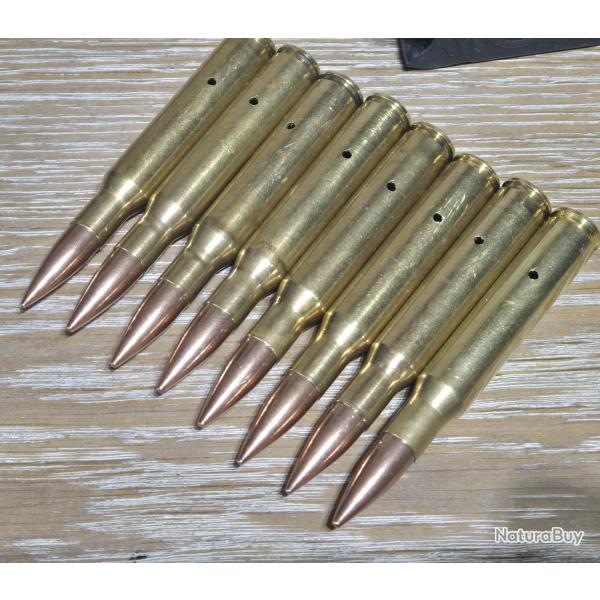 8 munitions neutralis� 30.06 pour garan US M1
