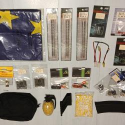 Valeur +200 EUROS : 23 Articles NEUFS Pour Airsoft