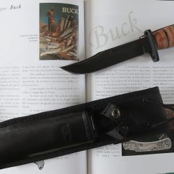 Couteau de chasse " Buck 119 Brahma" &agrave; lame fixe.