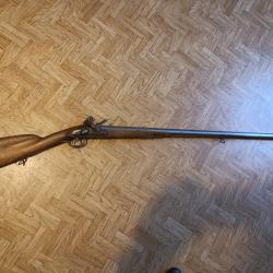 Tres beau fusil chasse double silex elg
