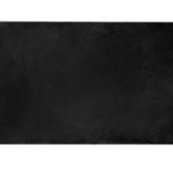 Tapis fourrure lapin synth&eacute;tique polyester noir 60x110 cm doux confortable