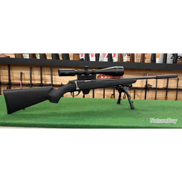 TIKKA T1X 22LR HAWKE 6-24X50 SILENCIEUX SAKO ET BI-PIED