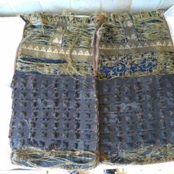 Pi&egrave;ce armure japonaise ancienne Haidate samoura&iuml; p&eacute;riode edo