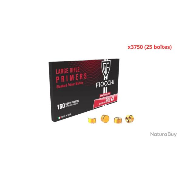 AMORCES FIOCCHI LARGE RIFLE x3750 