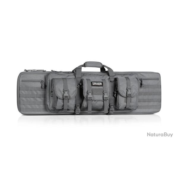 HOUSSE SAVIOR AMERICAN CLASSIC DOUBLE RIFLE 42" GRIS