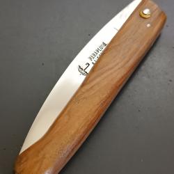 ANCIEN COUTEAU CAPUCIN, PARAPLUIE &Agrave; L'&Eacute;PREUVE, THIERS, XX&egrave;me, manche OLIVIER, tr&egrave;s bon &eacute;tat.