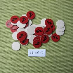 48 Cartons cal 12 No 4 ou neutre couleur rouge